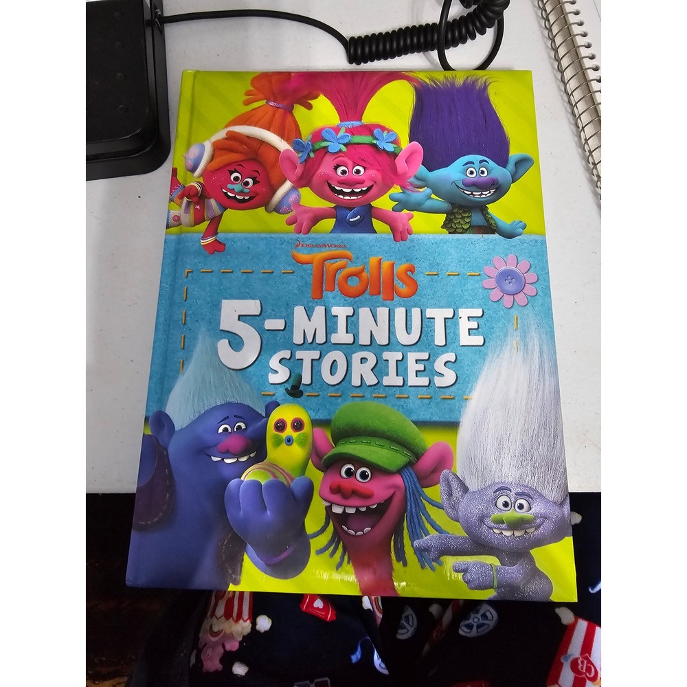 Dreamworks Trolls 5-Minute Stories Hardcover Book Random House Bedtime Anthology